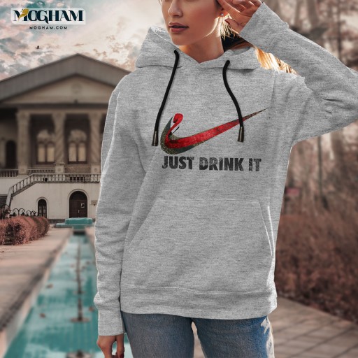 می نوش و نایکی و فرش ایران Just Drink it