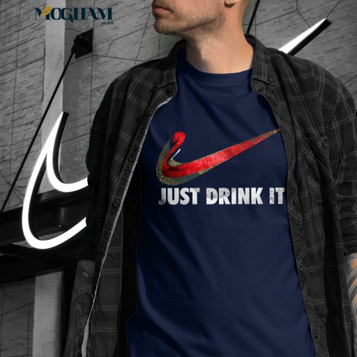 می نوش و نایکی و فرش ایران Just Drink it