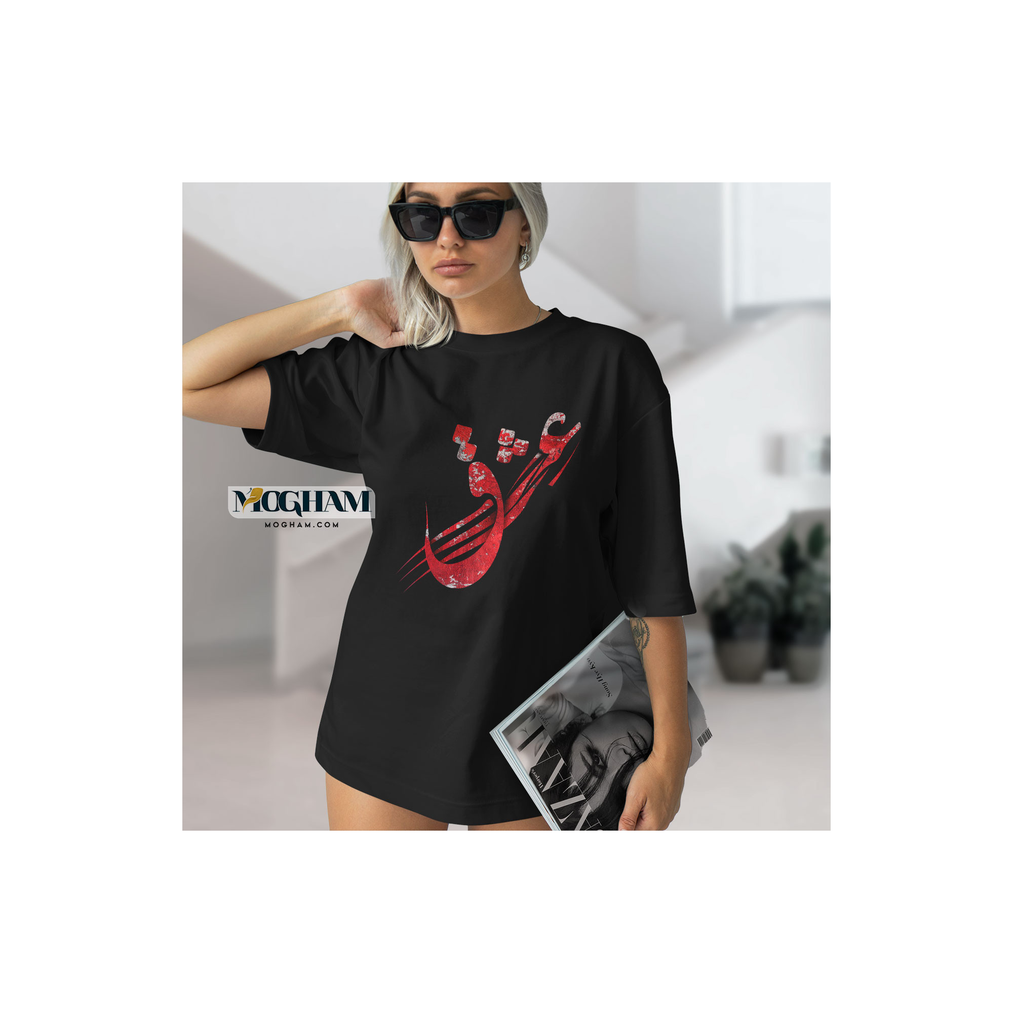تیشرت اورسایز طرح عشق